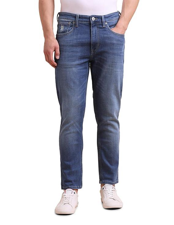 U.S. Polo ASSN. Casual Mens Jeans - Comfort Fit Jeans for Men for Office & Regular Wear